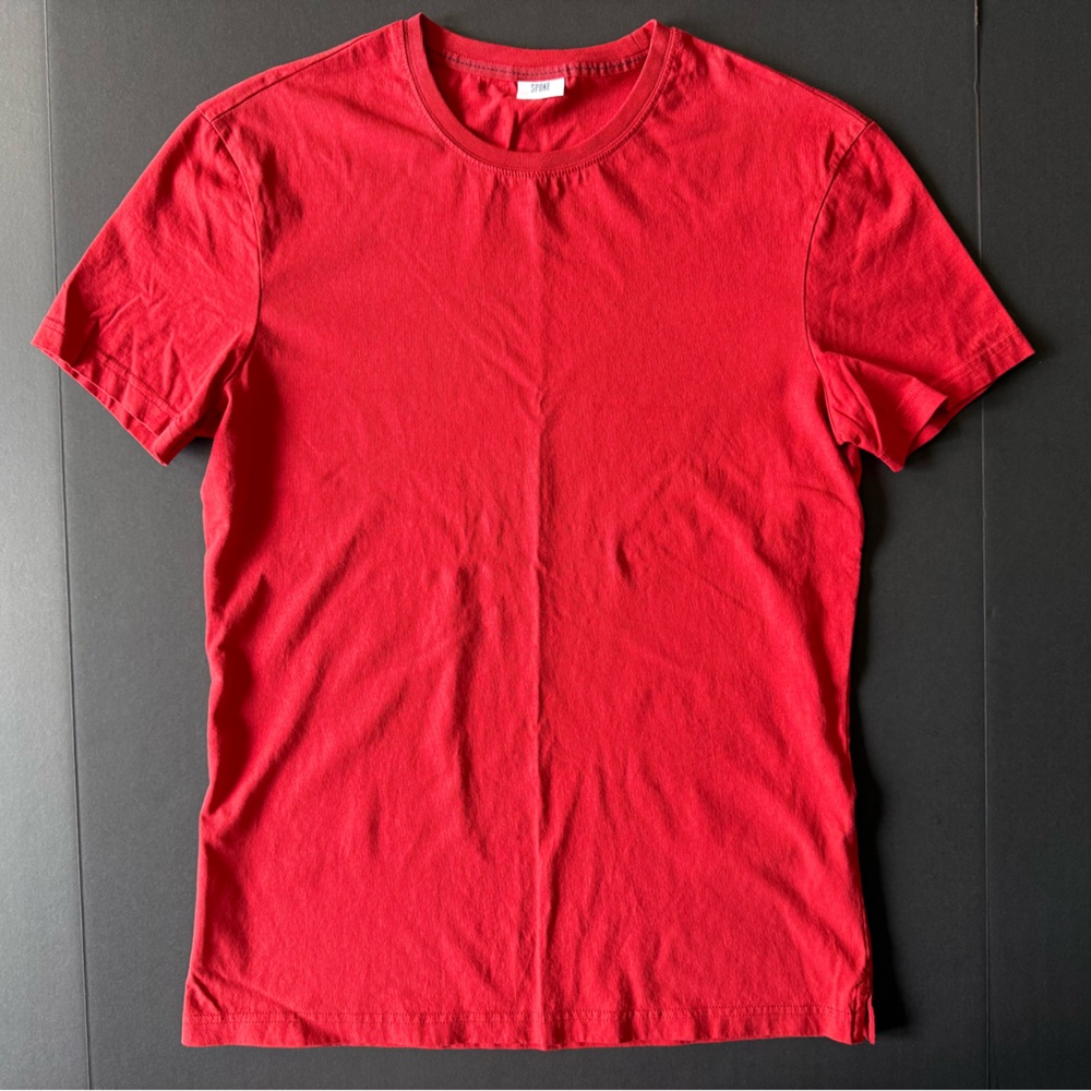 Spoke Slim Original Tee – Light Red – Size S – 100% Organic Cotton